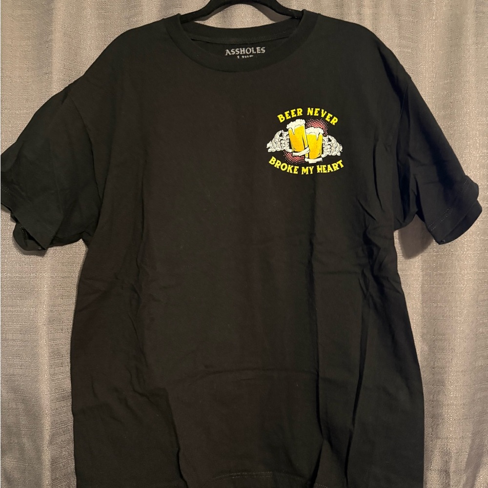 Assholes Black Beer Graphic Tee